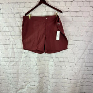 calvin Klein swimwear men's swim trunks sz XXL 2X NWT maroon burgundy